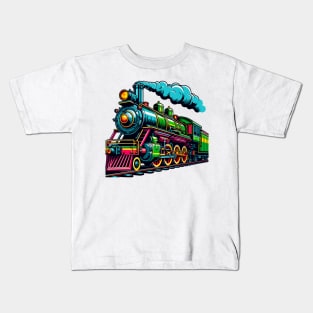 Steam locomotive Kids T-Shirt